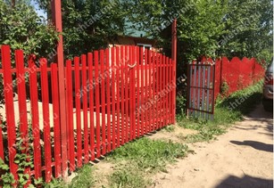 Забор евроштакетник горокой в Кокшетау цвет рубин